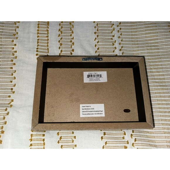 Let’s Be Dreamers Together Decorative Boho Rustic Wooden Frame Wall Art - Picture 3 of 4